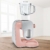 Bosch MUM5 CreationLine Premium Küchenmaschine MUM58NP60, vielseitig einsetzbar, große Edelstahl-Schüssel (3,9l), Profi-Patisserie-Set, Durchlaufschnitzler, Glasmixer, 1000 W, rosè/silber - 3