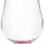 Platinux Cocktailgläser 400ml aus Glas Set (6-Teilig) Longdrinkgläser Partygläser Milkshake Glas Groß Pink - 2