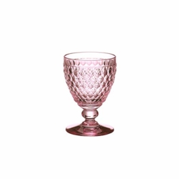 Villeroy & Boch Boston coloured Weißweinglas Rose, Kristallglas, Rosa, 120 mm - 1