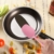 Binhai Silikon-Spatel-Set - Rosa 6-teiliges Antihaft-Gummispatel mit Edelstahlkern - Hitzebeständiges Spatel-Küchenutensilien-Set zum Kochen, Backen und Mischen - 3