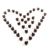 BlueFox Pralinenform mit Herzen - 18cm x 10,5cm x 1cm - Eiswürfelform - Silikonform - Valentinstag, Hochzeit, Liebe - Schokoladenherzform - Süßigkeiten Deko Förmchen - Bonbon Schoko Fondant - Pink - 4