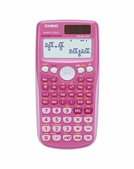 Casio FX 85 GT wissenschaftlicher Taschenrechner pink - UK Version, engl. Bedienungsanleitung - 1