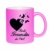 Crealuxe Glitzertasse (Pink) Beste Freundin der Welt - Kaffeetasse, Bedruckte Tasse mit Sprüchen oder Bildern, Bürotasse, - 1
