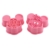 decolordulce Mickey Minnie Mouse Keksausstecher und Kugelablage Keks ABS, Pink, 25 x 10 x 3 cm - 1