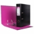 ELBA 100081035 Ordner myColour Kunststoffbezug außen und innen 8 cm breit DIN A4 zweifarbig in schwarz und pink - 2