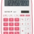 Genie 840 P 10-stelliger Tischrechner (Dual-Power (Solar und Batterie), kompaktes Design) pink - 2