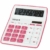 Genie 840 P 10-stelliger Tischrechner (Dual-Power (Solar und Batterie), kompaktes Design) pink - 1