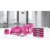HAN Schubladenbox IMPULS 2.0 – innovatives, attraktives Design in höchster Qualität. Mit 4 offenen Schubladen für DIN A4/C4, weiß-pink, 1013-56 - 2