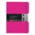 Herlitz 11361474 Notizheft (A4, PP-Wechselcover mit Verschlußgummi, 80g/m²) 80 Blatt pink - 1