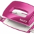 Leitz 55996023 Mini-Heftgerät-und Locher-Set (für bis zu 10 Blatt, Inkl. Heftklammern, WOW) metallic pink - 4