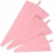 MoNiRo 3er Set Profi Spritzbeutel in rosa - Wiederverwendbare Silikon Spritzbeutel - Spritztüten zum Backen - Kuchen - Torten Zubehör - perfekt für Ihr Spritztüllen Set - Cupcakes verzieren - 1