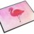 Mr. & Mrs. Panda Mädchen, Kinder, Schreibtischunterlage Flamingo Classic - Farbe Aquarell Pink - 5