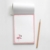 nikima Schönes für Kinder - A6 Notizblock Flamingo rosa pink Punkte - 50 Blatt to do Liste Einkaufszettel Planer Mädchen - Give Away, Goodie zum Kindergeburtstag Schuleintritt Notizzettel - 2