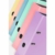 Original Falken PastellColor-Ordner. Made in Germany. 8 cm breit DIN A4 Pastell-Farbe Flamingo-Pink Ringordner Aktenordner Briefordner Büroordner Plastikordner Schlitzordner Motivordner - 3
