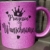 Prinzessin Tasse mit Name, Mädchen Geschenk, Namenstasse, Glitzertasse Pink, Personalisierte Geschenke mit Wunschname - 1