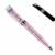 Qualitäts-Kugelschreiber mit Swarovski-Kristallen. FREIE NACHFÜLLUNG (ROSA) - 1