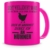 Samunshi® Tasse mit Hühner Spruch - Keramik Huhn Henne Geschenk für Mann Frau Oma oder Opa Kaffeetasse groß Lustige Tassen zum Geburtstag witzige Teetasse XX H:95mm/D:82mm neon pink - 1