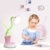 Schreibtischlampe für Kinder, LED Schreibtischlampe Dimmbare Nachttischlampe mit Touchsensor, Augenfreundlich Leselampe mit Stifthalter, USB Wiederaufladbare Tischlampe für Kinder (Rosa) - 4
