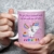TRIOSK Tasse Einhorn mit Spruch lustig Scheiss Drauf Geschenk für Einhornfans Frauen Freundin Mädchen Kinder Unicorn Regenbogen Rosa Bunt - 5