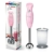 Bosch Stabmixer CleverMixx Fun MSM2410K, Abnehmbarer Mixfuß, Mixbecher mit Deckel, ergonomischer Griff, leichtes Gehäuse, 4-Klingen-Messer, einfache Reinigung, 400 W, rosa/grau - 1