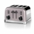 Cuisinart 4-Schlitz Toaster mit 6 Bräunungsstufen und Auftau-, Aufwärm- und Stop-Funktion, extra breite Toastschlitze, Retro Design, rosa, CPT180PIE - 1