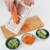 Fachmann 3In1 Käse-Reibe Flache Handheld-Reiber Home Kochwerkzeuge Easy Storage-Nahrungsmittel-Reibe for Gemüsefrüchte Sicher scharf (Color : Pink) - 4