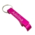 Flaschenöffner Schlüsselanhänger mit Name Wunschname personalisiert individuell farbig Gravur Pink - 1