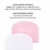 LUTER 2 Stück 12x9,5cm Teigschaberkarte Teigschneider Schüsselschaber Teigbrotschneider zum Dekorieren, Backen von Kuchen (Pink, Weiß) - 3