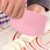 LUTER 2 Stück 12x9,5cm Teigschaberkarte Teigschneider Schüsselschaber Teigbrotschneider zum Dekorieren, Backen von Kuchen (Pink, Weiß) - 5