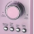 Melissa 16330125 Retro Mikrowelle/900 Watt/25 Liter Garraum/Design Mikrowelle mit Grill/Rosa Pink - 6