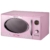 Melissa 16330125 Retro Mikrowelle/900 Watt/25 Liter Garraum/Design Mikrowelle mit Grill/Rosa Pink - 1