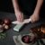 Navaris Messer Set 6-teilig inkl. Schäler - 5X Edelstahl Küchenmesser und 1x Keramik Gemüseschäler - Fleischmesser Brotmesser - Messerset bunt - 6