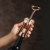 Unibloom Edler Korkenzieher - Weinöffner aus Edelstahl in modernem Design - Flaschenöffner für Wein & Prosecco mit Leinenbeutel - Besondere Geschenkidee… - 5